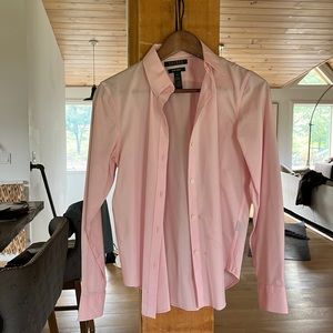 Baby pink button down